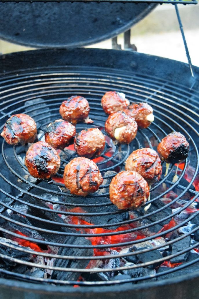 Boulettes de boeuf à la mozzarella