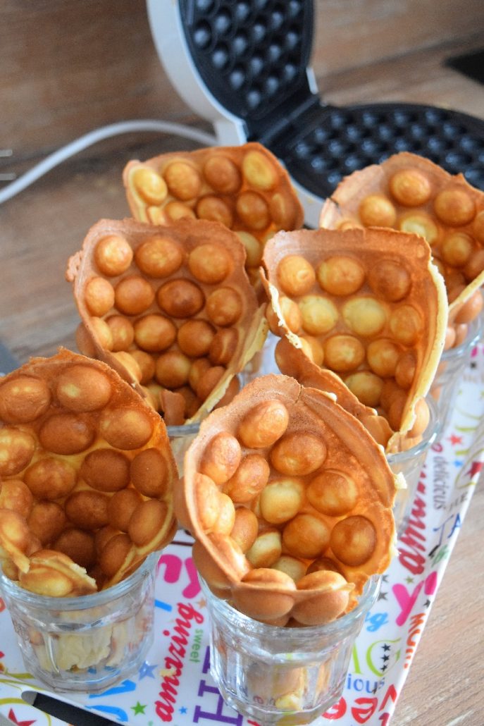 Gaufres à bulles maison