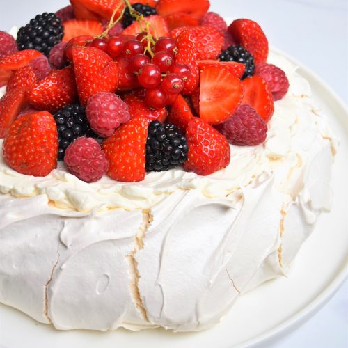 Pavlova aux fruits rouges facile