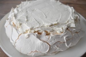 Meringue à pavlova et chantilly mascarpone vanille