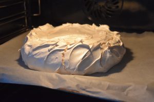 Cuisson de la meringue