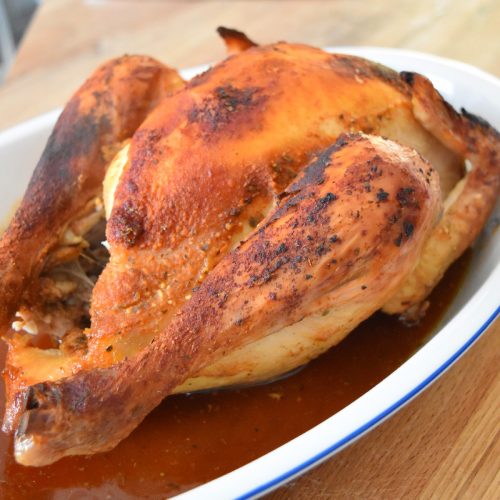 Poulet rôti au four en sachet cuisson