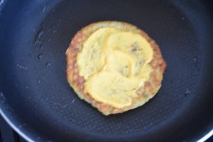 rösti rissolé à la poêle et sauce burger