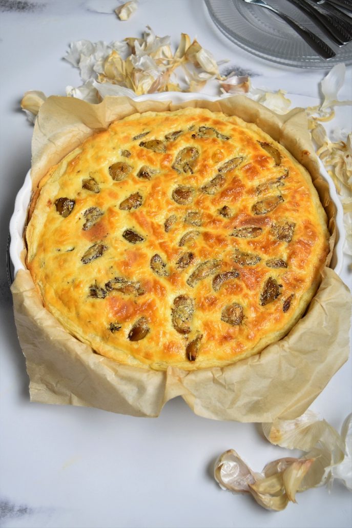 Tarte à l'ail de Yotam Ottolenghi