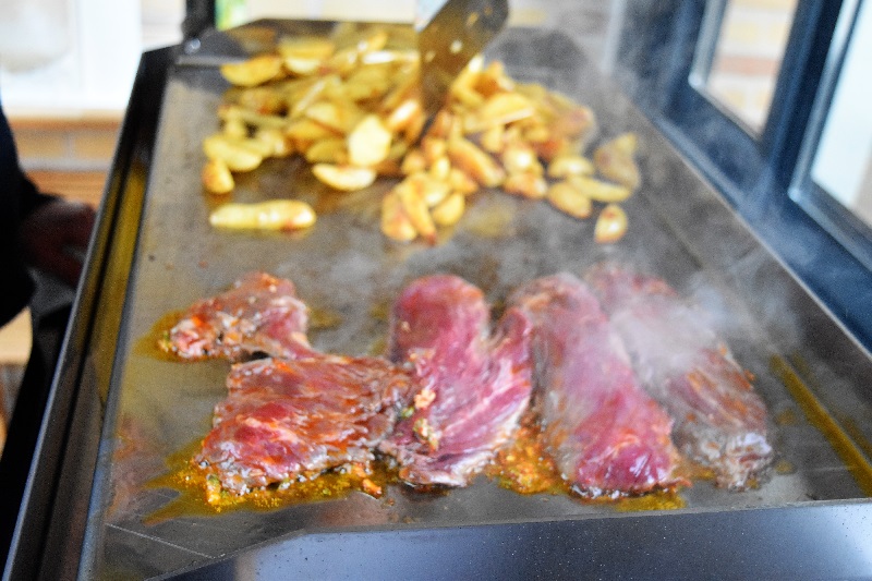 Bavette de boeuf à la plancha