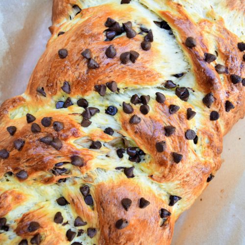 Brioche tressée au chocolat avec Companion