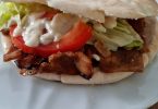 Kebab avec l'extra crisp