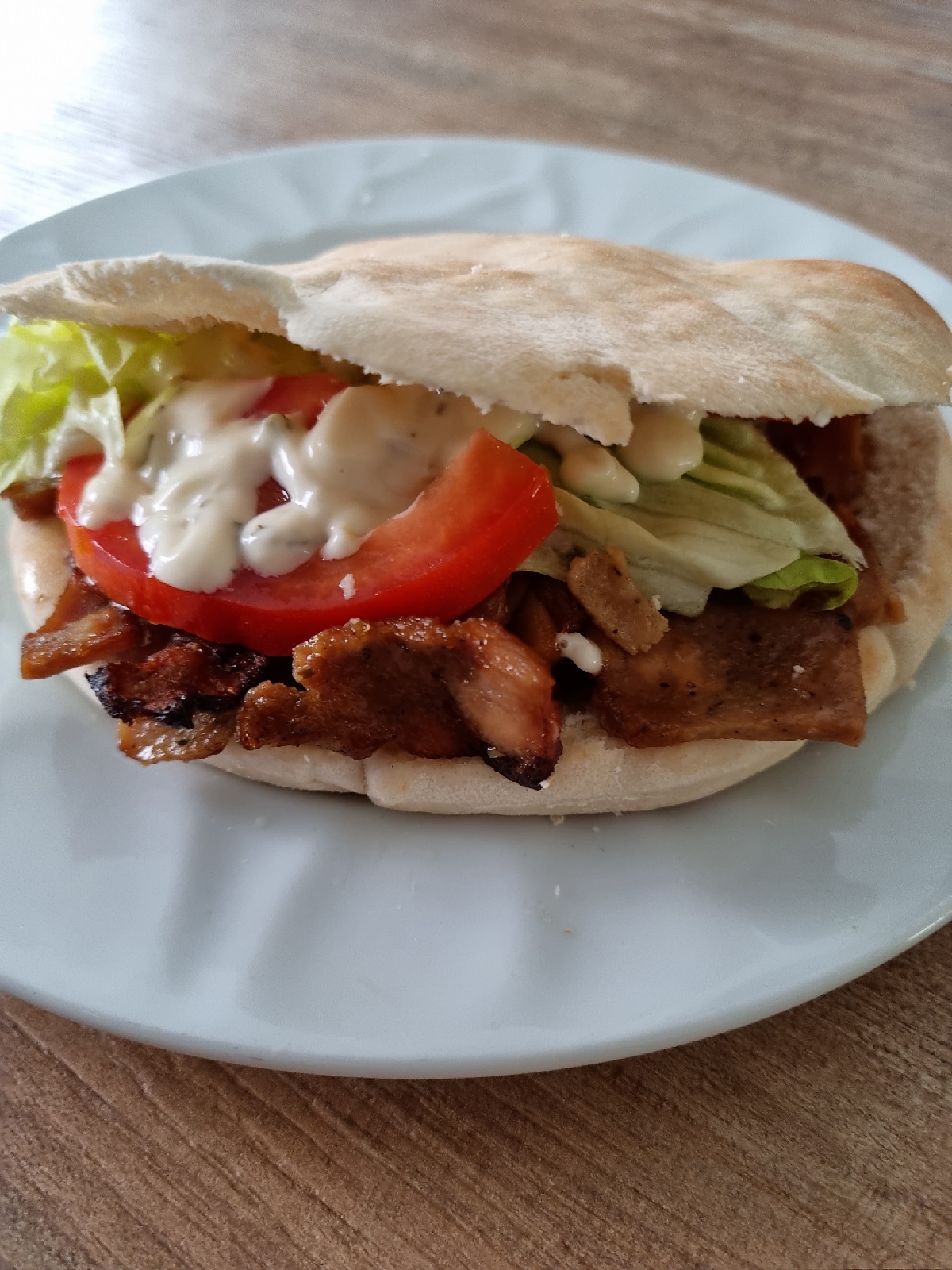 Kebab avec l'extra crisp