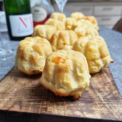 Brioches aux crevttes pour apéritif