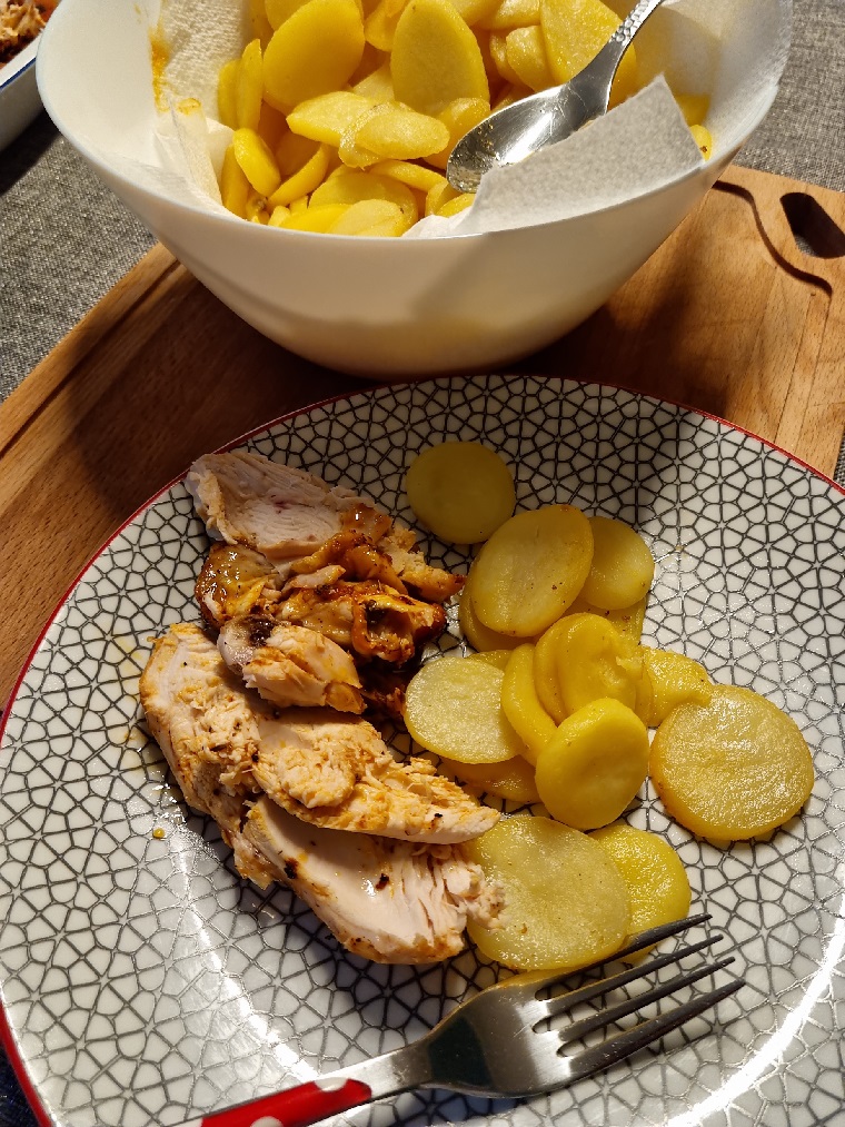 poulet cuit à l'extra crisp cookeo