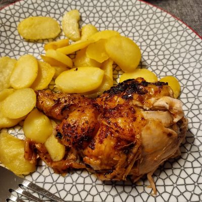 Poulet rôti avec l’extra crisp