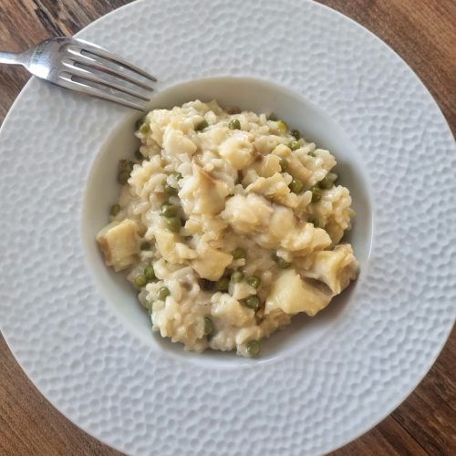 Risotto au cabillaud avec Cookeo