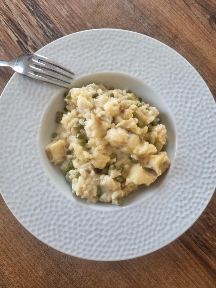 Risotto au cabillaud au Cookeo