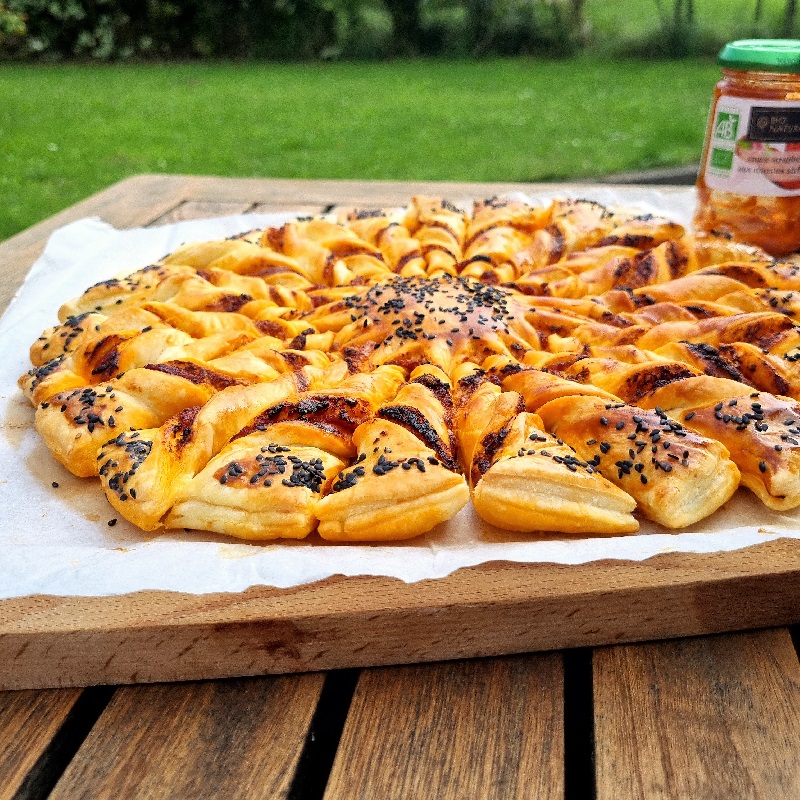 Tarte soleil tomate et fromage