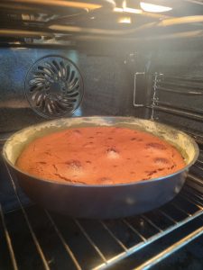 Cuisson du fondant minute au chocolat