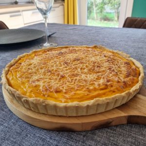 Tarte au potimarron salée