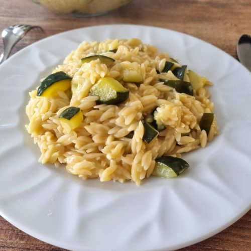 Pâtes aux courgettes façon risotto au Cookeo