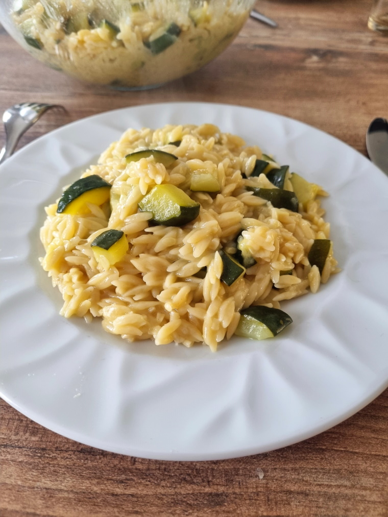 Orzo aux courgettes au Cookeo