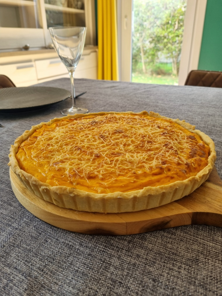 Tarte au potimarron avec Companion