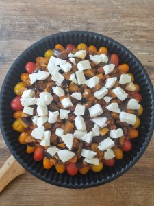 Tatin de tomates cerises à la mozzarella