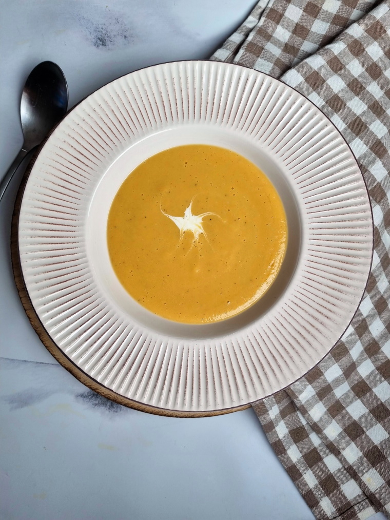 Velouté de patate douce et panais