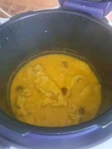 Curry de dinde au Cookeo