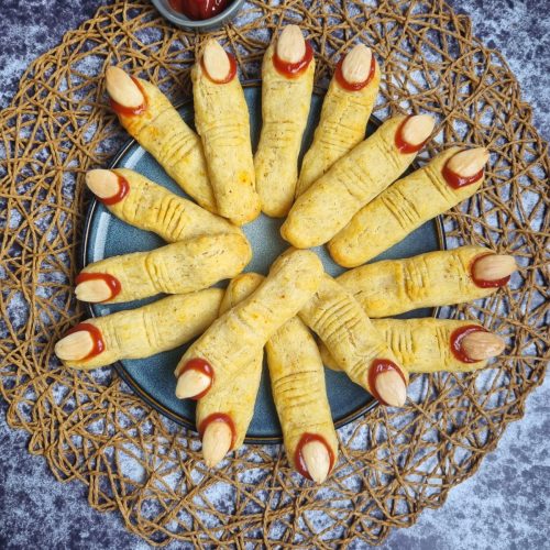 Biscuits au fromage pour Halloween