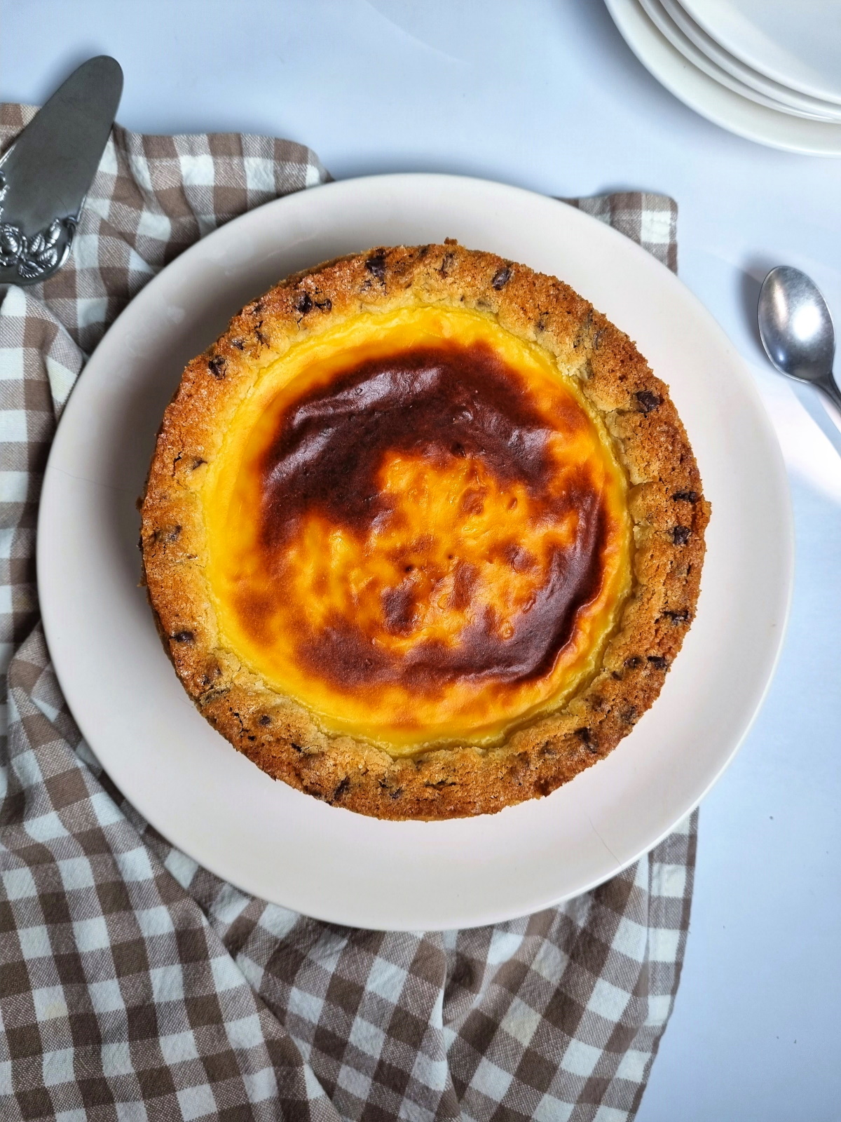 Gâteau mi-flan mi-cookie