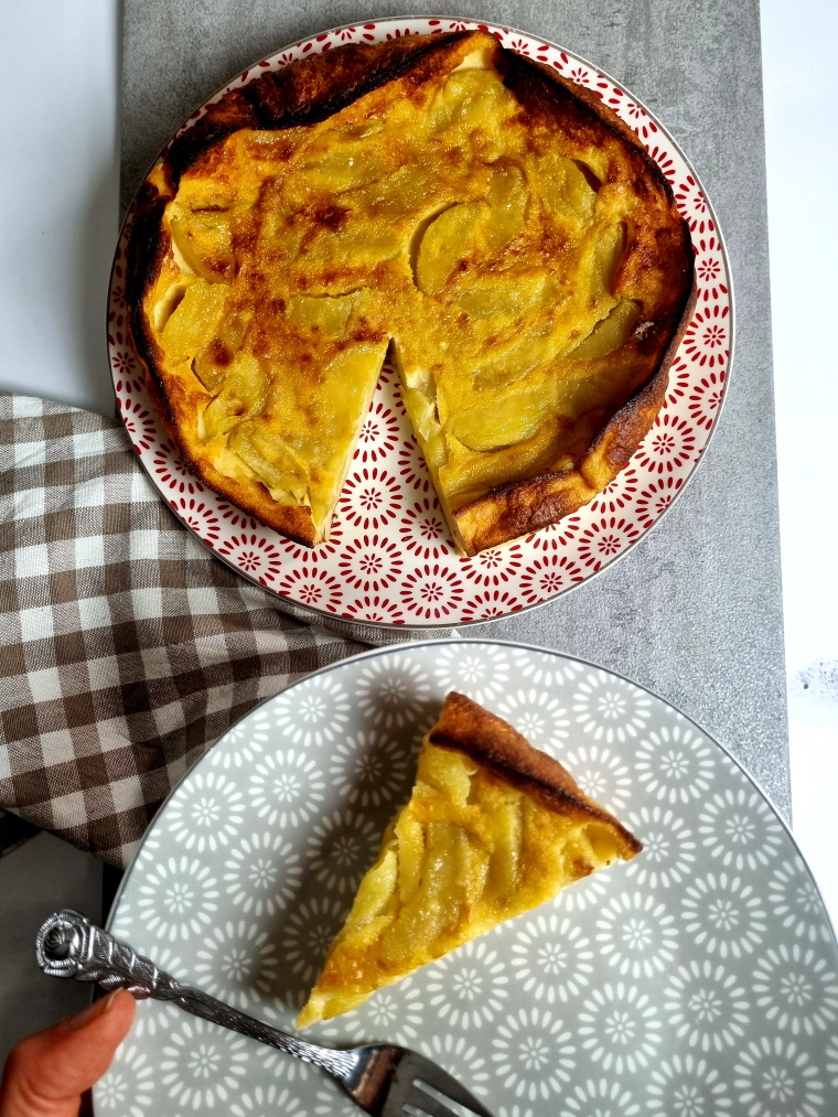 Flognarde aux pommes