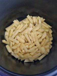 Frites fraîches au Cookeo