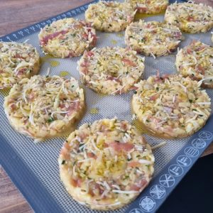 Galettes de pommes de terre au bacon