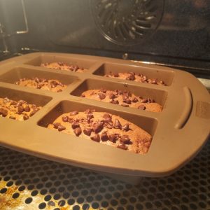 Cuisson des moelleux au chocolat au lait