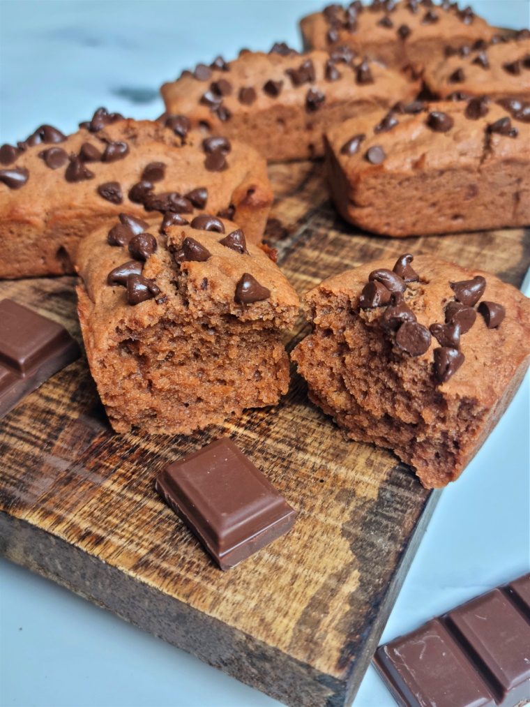 Mini mielleux au chocolat et fromage blanc