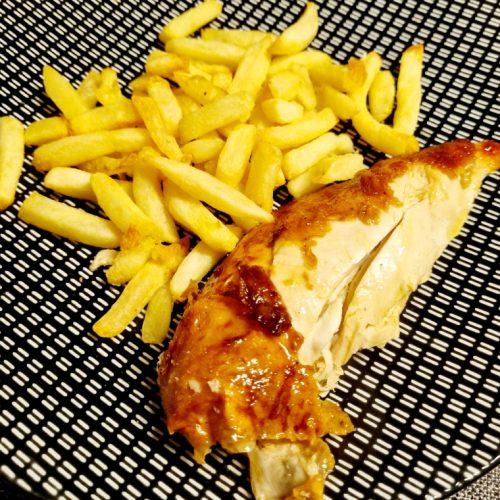 Poulet frites