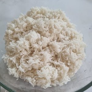 Cuisson du riz à la vapeur