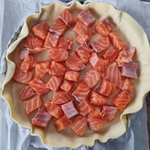 Tourte au saumon frais