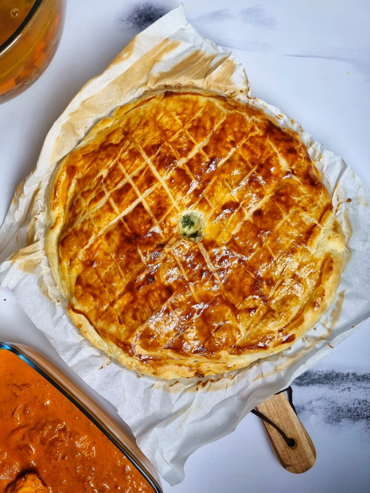 Tourte au saumon et épinards facile