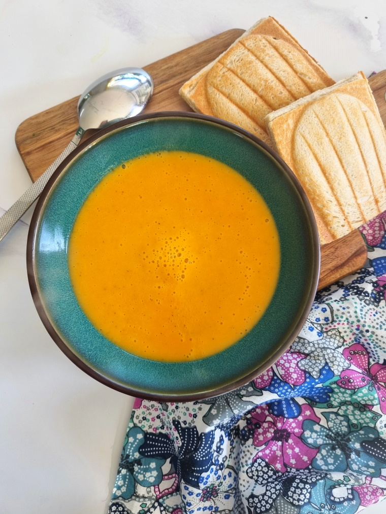 Velouté topinambours et patate douce