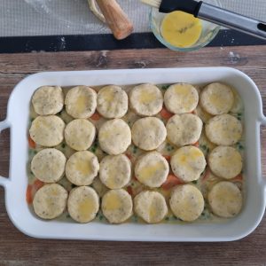 Biscuits dorés au jaune d'oeuf