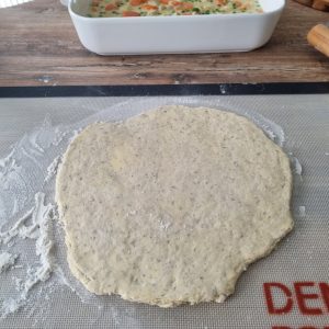 Pâte à biscuits pour gratin de poulet