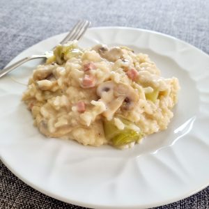 Risotto à la bière et maroilles