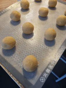 Boules de pâte à cookies