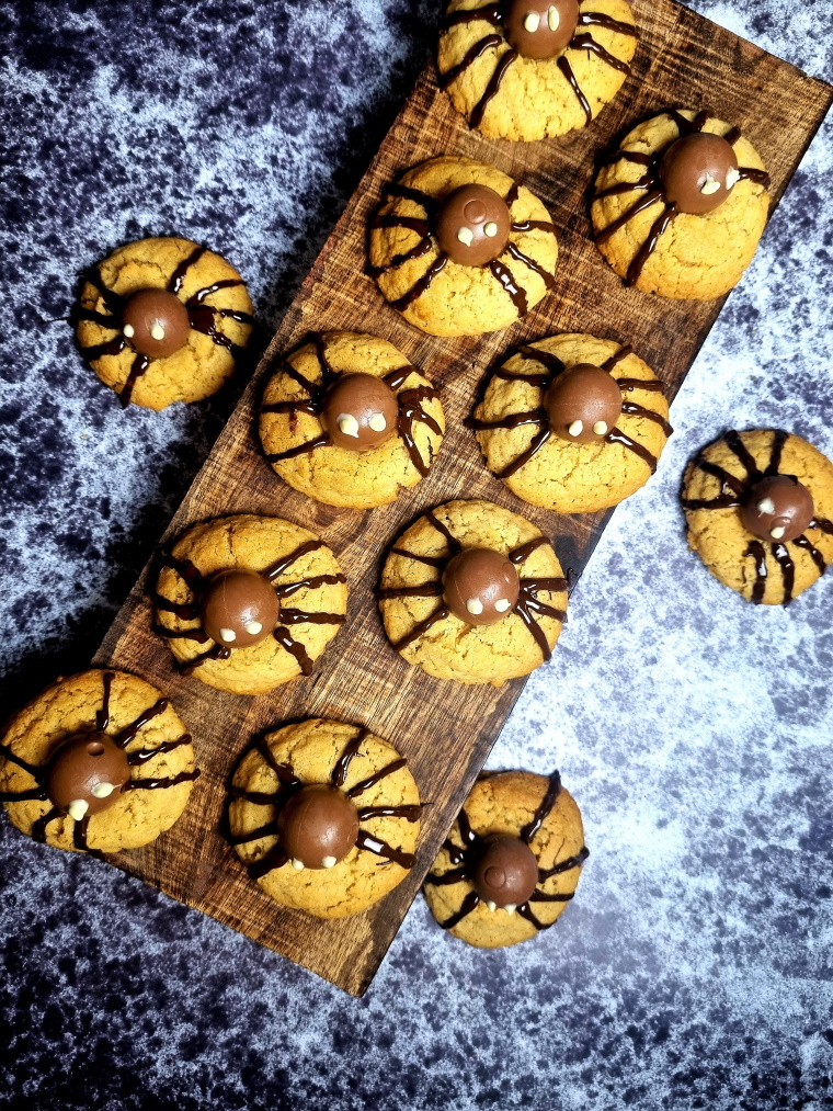 Cookies en forme d'araignée