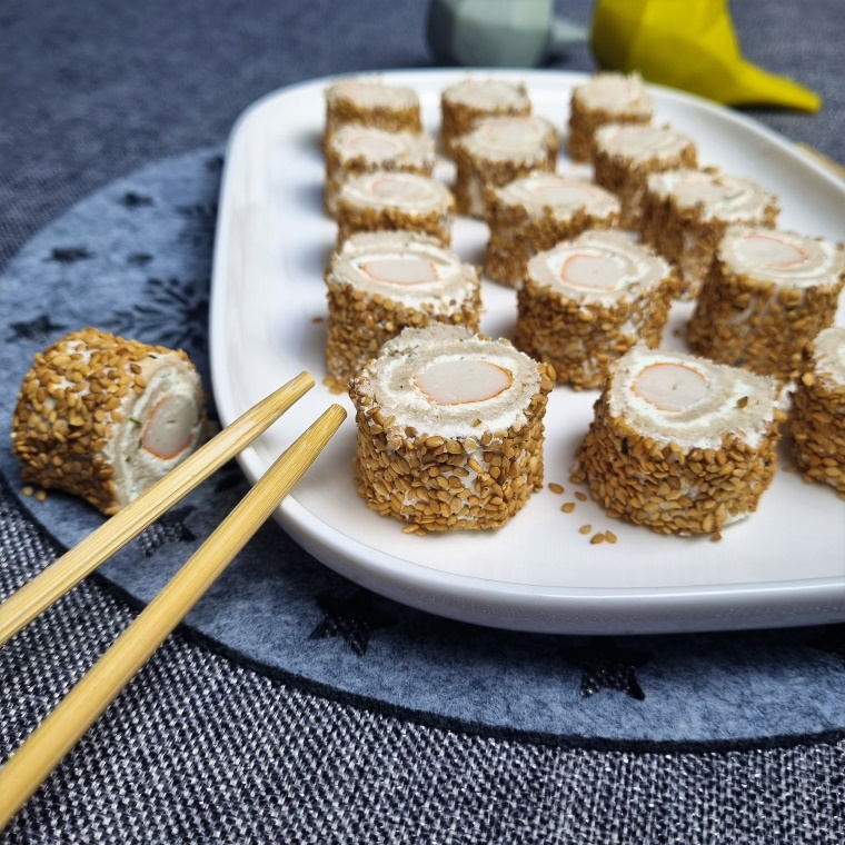 Makis au pain de mie façon California rolls