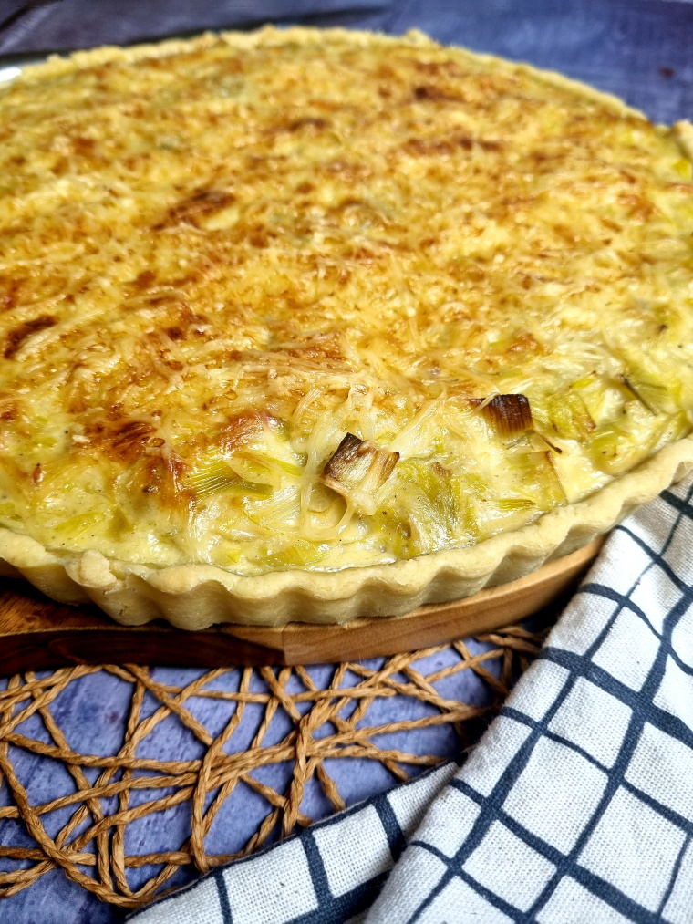 Tarte aux poireaux au Companion