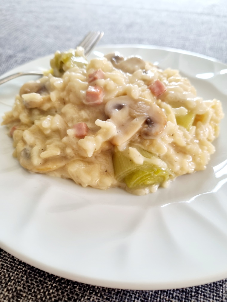 Risotto à la crème de maroilles et à la bière