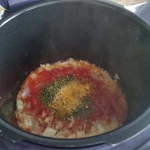 Sauce épicée pour biryani