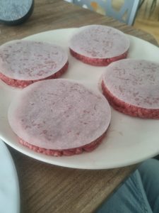 Steaks hachés pour chili burger