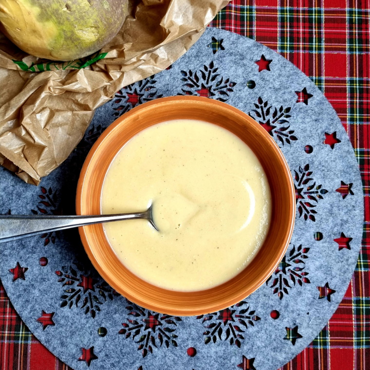 Velouté de rutabaga et miel au companion