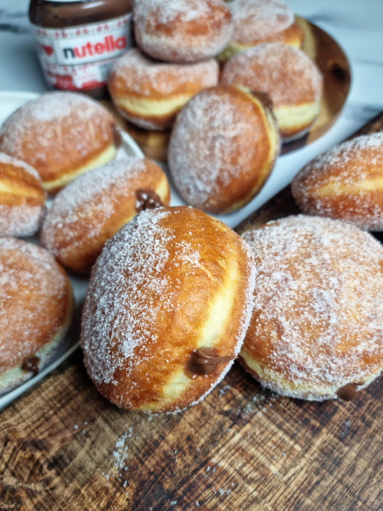 Beignets à la pâte à tartiner